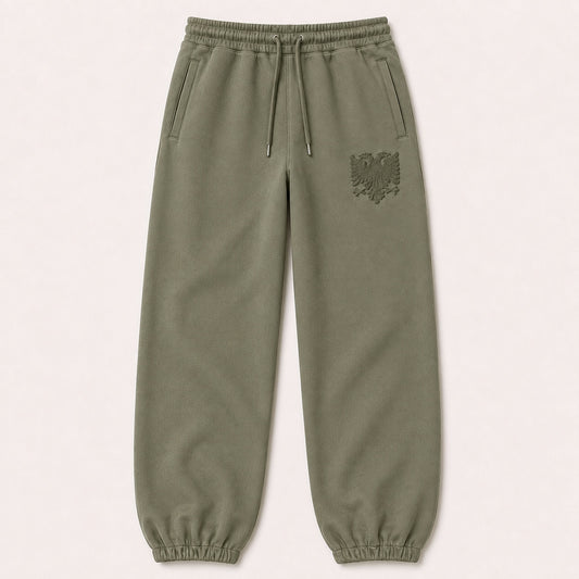 Sweatpants Albanian Eagle — Olive Green
